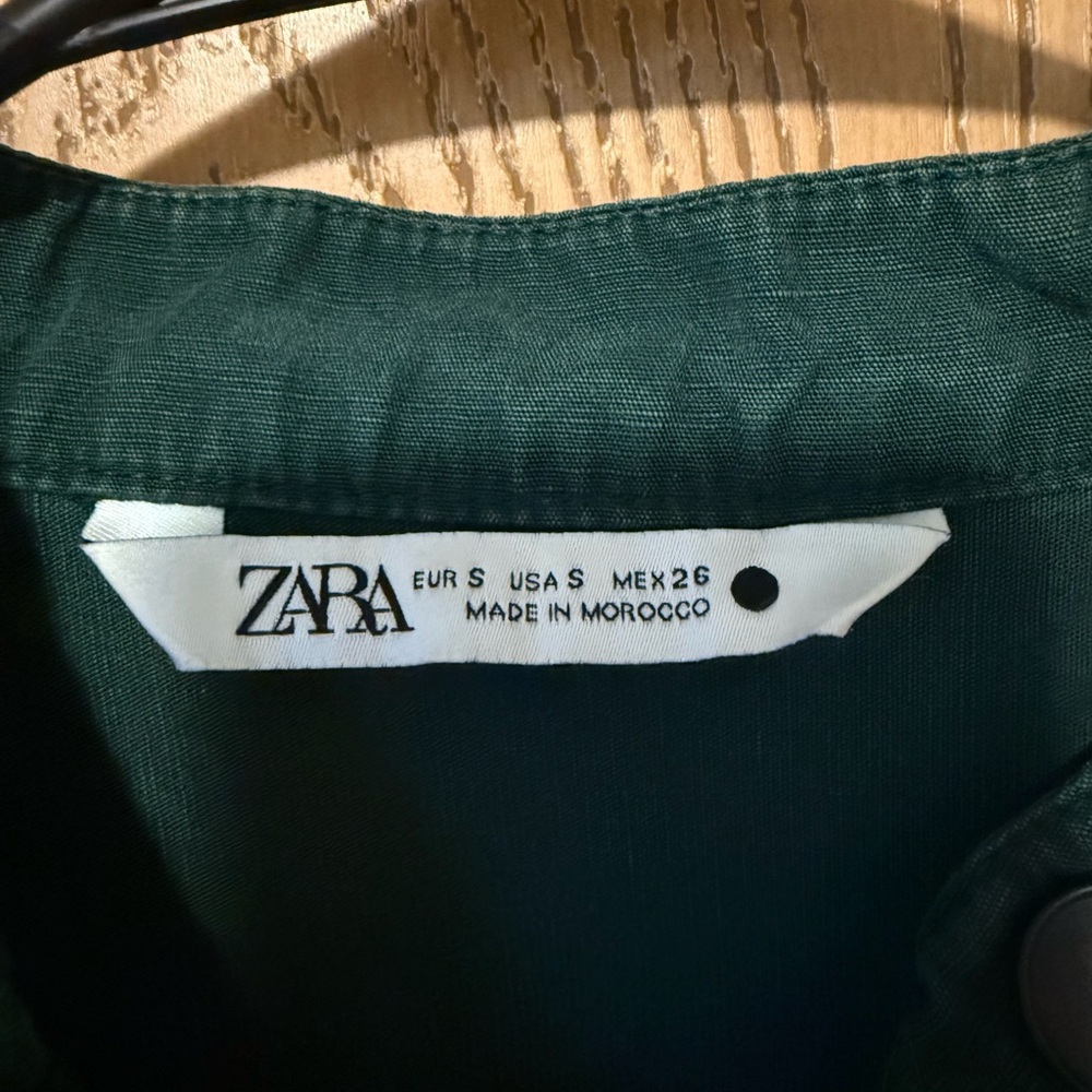 Zara Forest Green Top - Picture 2 of 4